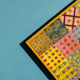 PERANAKAN TILES TUSCANY YELLOW SQUARE TRAY