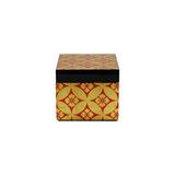 LACQUER BOX SHIBORI COIN RED