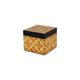 LACQUER BOX SHIBORI COIN RED