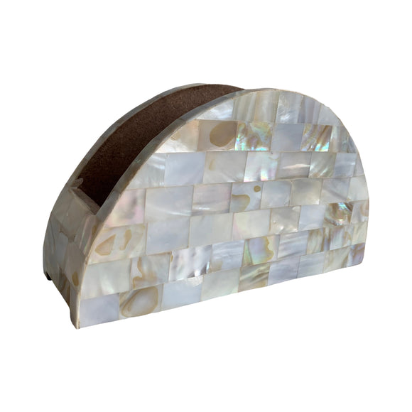 MOTHER OF PEARL NAPKIN HOLDER 8