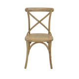 CHAIR DINING CROSSBACK NATURAL RAW MQZ-207
