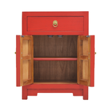 CABINET ORIENT 1DW2DR RED WASH MQZ-08