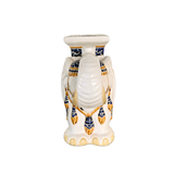 CERAMIC ELEPHANT BLUE GOLD