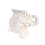 CERAMIC ELEPHANT WHITE