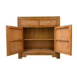 SIDEBOARD RATTAN 2DW2DR LIGHT WOOD MQ-03