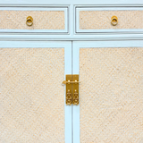 SIDEBOARD RATTAN 2DW2DR BABY BLUE MQ-03