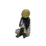 SITTING BUDDHA BLUE & WHITE