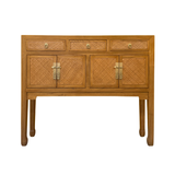 CONSOLE RATTAN 3DW4DR LIGHT WOOD MQZ-301