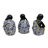 MONK S/3 BLUE & WHITE