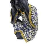 MONK S/3 BLUE & WHITE