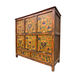 TIBETAN CABINET 4DR CH-010