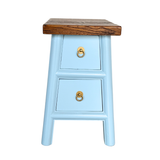 STOOL LIANG 2DW BABY BLUE MQZ-204