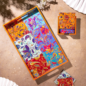 BATIK ART RECTANGLE TRAY