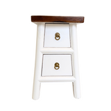 STOOL LIANG 2DW WHITE MQZ-204