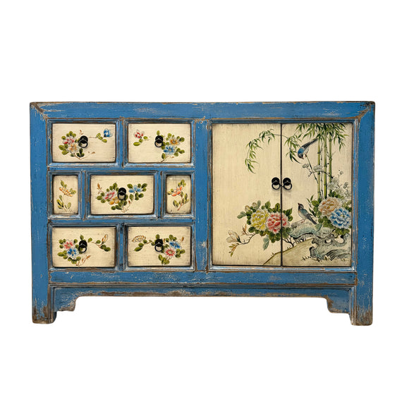 SIDEBOARD PAINTED 5DW2DR BLUE CH-16