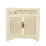 SIDEBOARD RATTAN 2DW2DR CREAM MQ-03