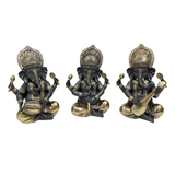 GANESHA MUSICIAN SET OF 3