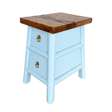 STOOL LIANG 2DW BABY BLUE MQZ-204