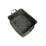 STORAGE BASKET RECT S/3 SYN GREY