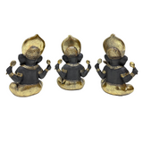 GANESHA MUSICIAN SET OF 3