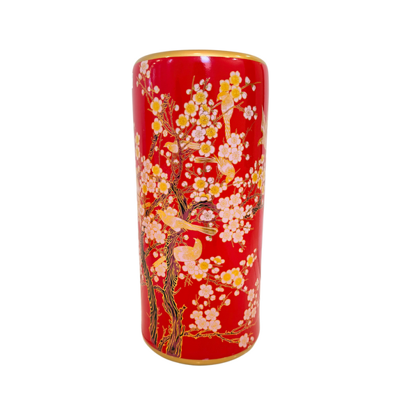 UMBRELLA STAND CHERRY BLOSSOM RED
