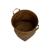 STORAGE BASKET ROUND S/3 SYN BROWN