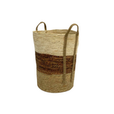 STORAGE BASKET ROUND S/3 MULTI WEAVE