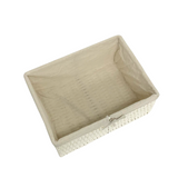 STORAGE BASKET  RECT S/5 KAMI WHITE
