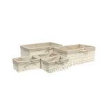 STORAGE BASKET  RECT S/5 KAMI WHITE