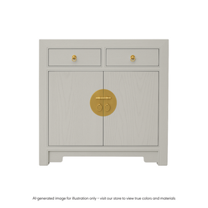 SIDEBOARD ORIENT 2DW2DR GREY WASH MQZ-40