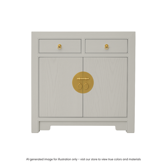 SIDEBOARD ORIENT 2DW2DR GREY WASH MQZ-40