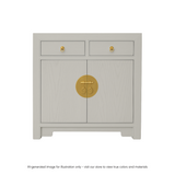 SIDEBOARD ORIENT 2DW2DR GREY WASH MQZ-40