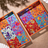 BATIK ART RECTANGLE TRAY