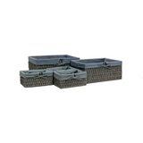 STORAGE BASKET  RECT S/5 KAMI GREY