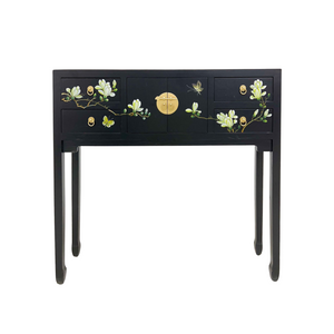 CONSOLE FLEUR BUTTERFLY 4DW2DR BLACK WASH MQZ-06