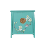 A SHAPE CABINET FLEUR H60CM TURQUOISE WASH MQZ-20