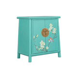 A SHAPE CABINET FLEUR H60CM TURQUOISE WASH MQZ-20