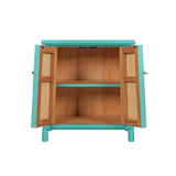 A SHAPE CABINET FLEUR H60CM TURQUOISE WASH MQZ-20