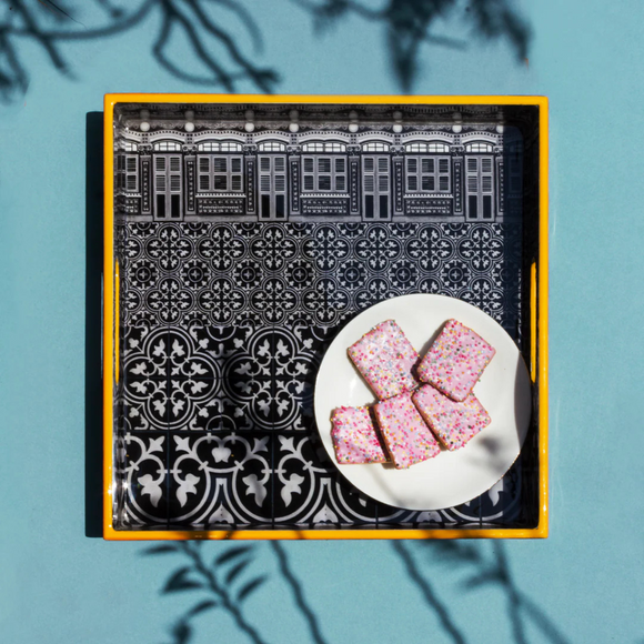 BLACK & WHITE SAYANG TRAY