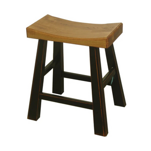 STOOL SADDLE BLACK MQZ-206