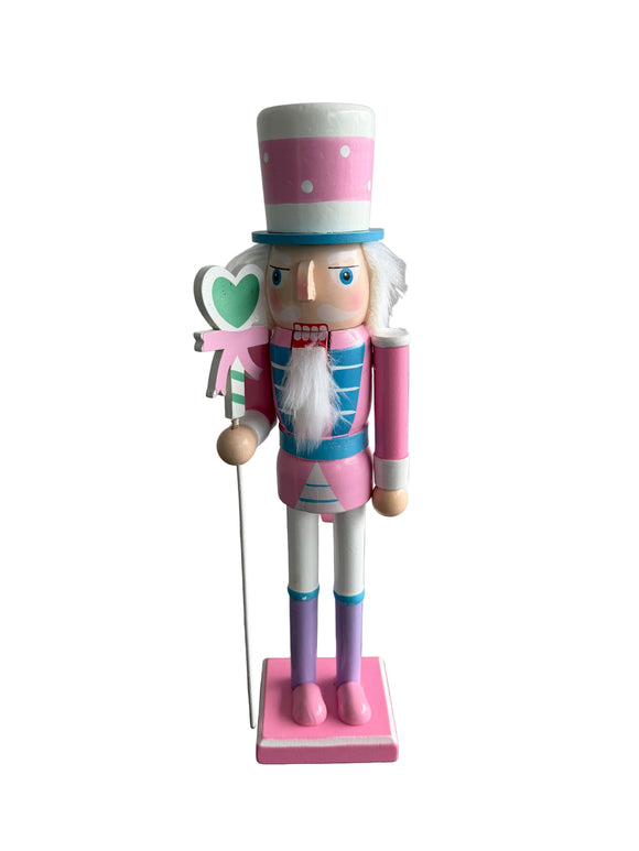NUTCRACKER MACARON 38CM PINK