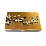 LACQUER JEWELRY BOX FLEUR GOLD