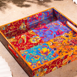 BATIK ART SQUARE TRAY
