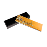 LACQUER CHOPSTICK BOX FLEUR GOLD