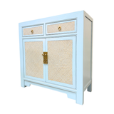 SIDEBOARD RATTAN 2DW2DR BABY BLUE MQ-03