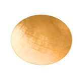 LACQUER ROUND PLATE 45CM PLAIN GOLD