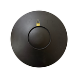 LACQUER ROUND PLATE 45CM FLEUR GOLD