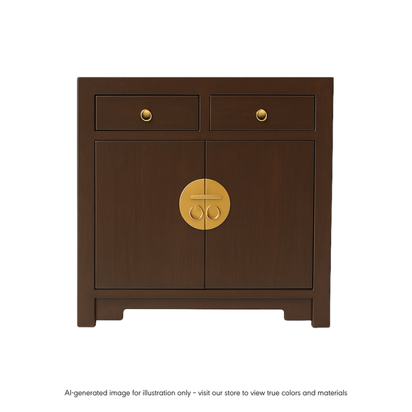SIDEBOARD ORIENT 2DW2DR DARK WOOD MQZ-40