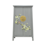 A SHAPE CABINET FLEUR H95CM GREY WASH