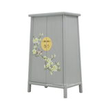 A SHAPE CABINET FLEUR H95CM GREY WASH